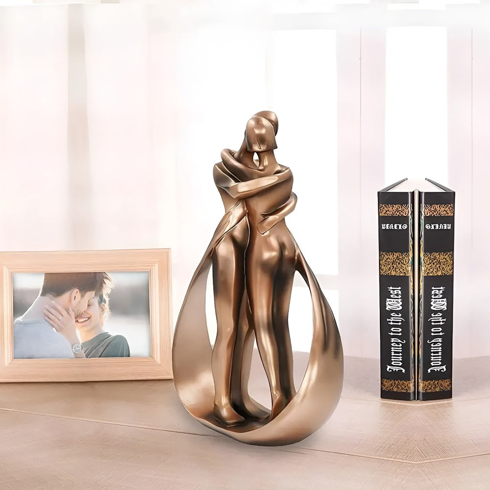 Statue Verliebtes Paar - Sentimentales Geschenk & Moderner Stil