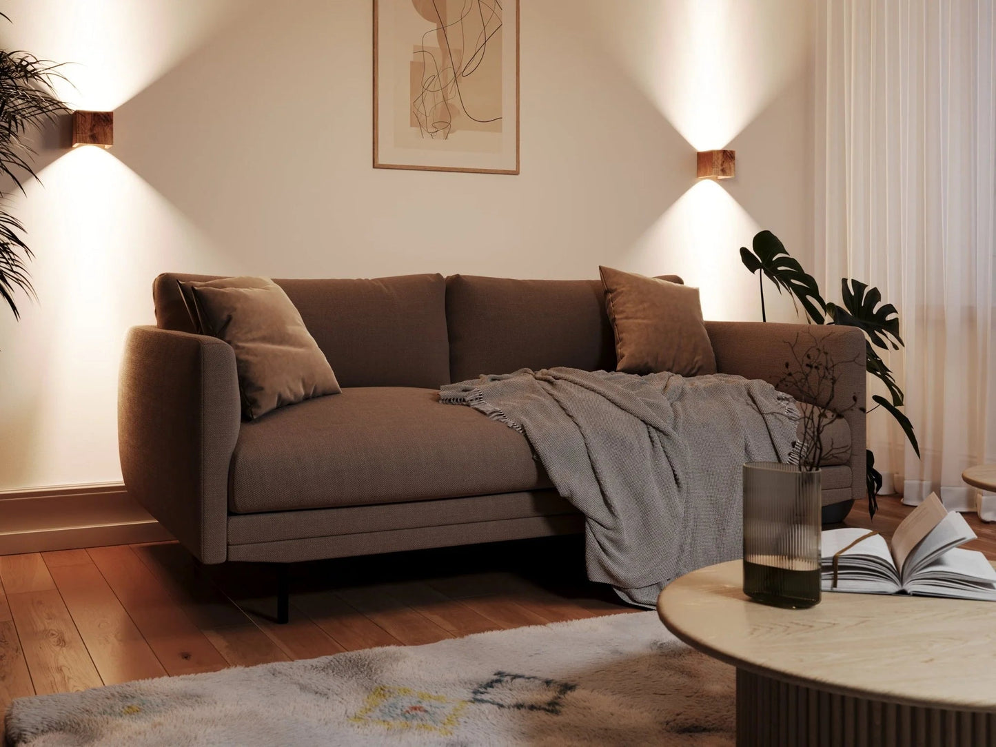 Lâmpada de Parede Quadrada – Estilo Chic e Autêntico