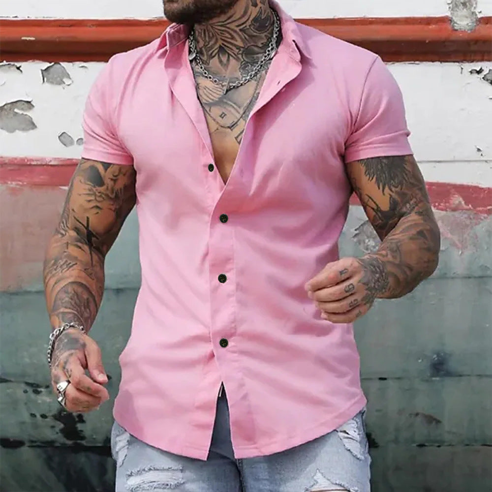 Joseph | Korte Mouwen Elegante Overhemd – Aansluitende Snit En Moderne Stijl