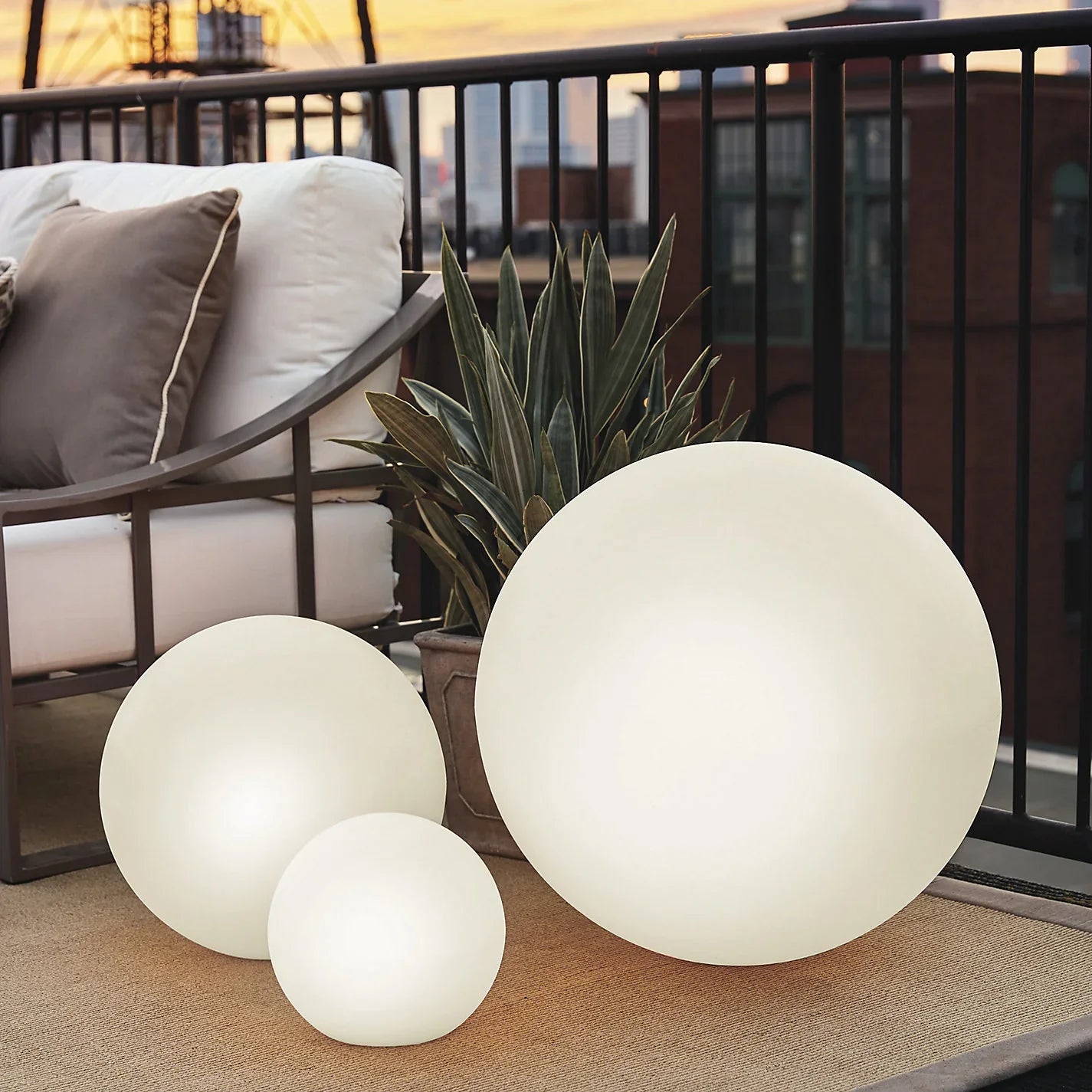 Sphère Lumineuse De Jardin