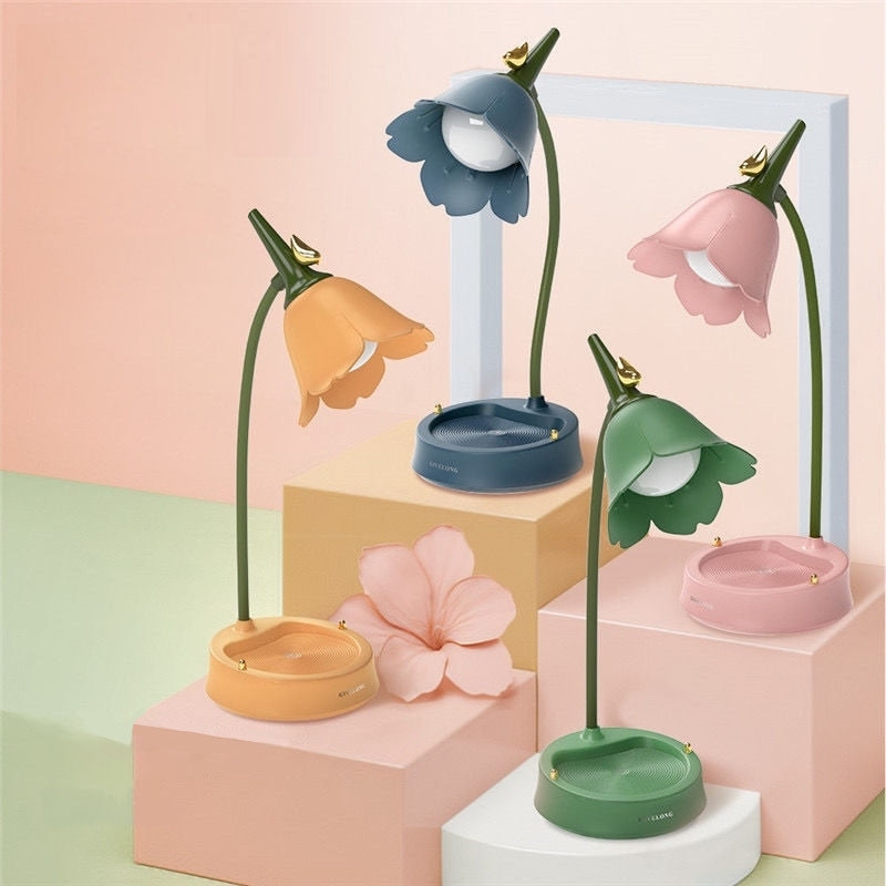 Työpöydän Kukka - Eleganssia ja Pehmeää Valoa