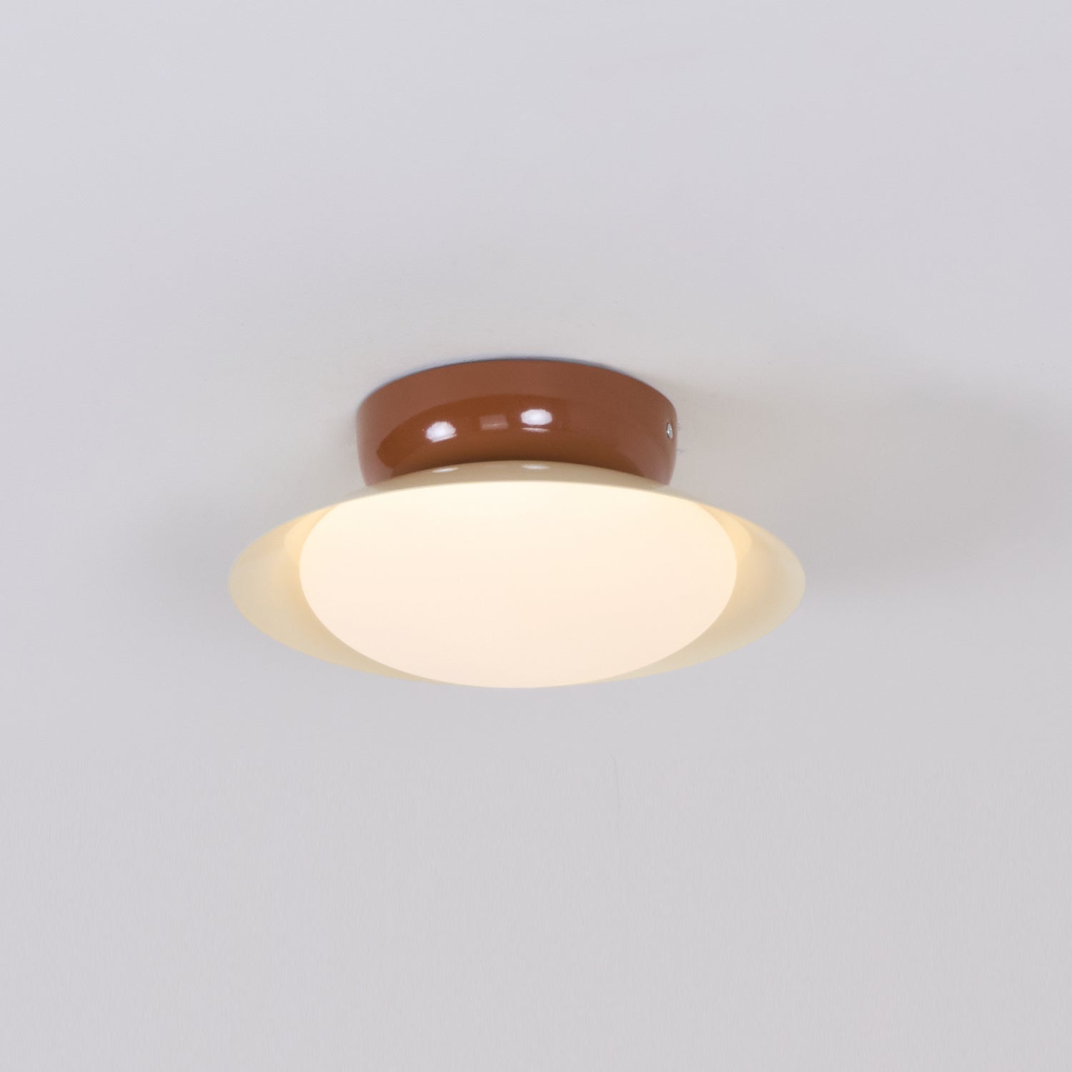 Candeeiro de teto redondo LED - Brilho natural e elegância discreta