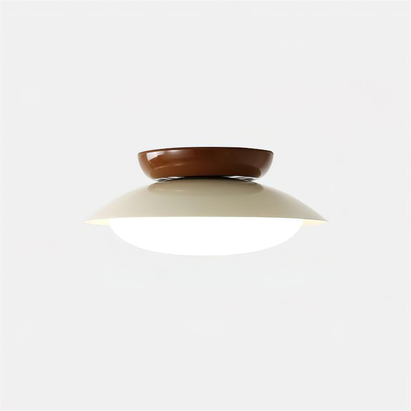 Candeeiro de teto redondo LED - Brilho natural e elegância discreta