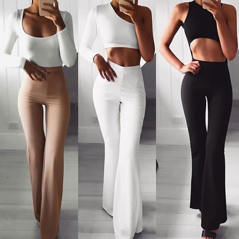 Lydie | Elegant Bukse – Høy Midje Og Minimalistisk Stil