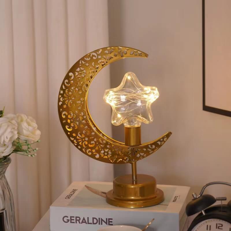 Lampe Goldener Mond - Magischer Glanz & verzauberte Stimmung