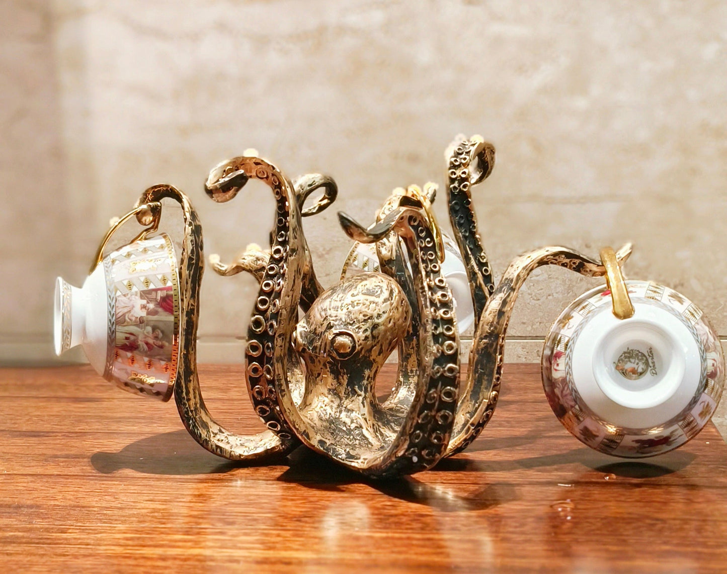 Vintage Tassenhalter - Oktopusform