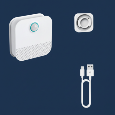 Intelligent luftfrisker — Genopladelig til kattebakke