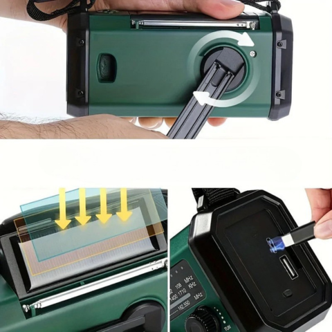 Multifunktionales Notfallradio – Zuverlässigkeit und Praktikabilität