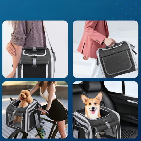 Udvidelig Cykelkurv til Dyr – Praktisk og Komfortabel