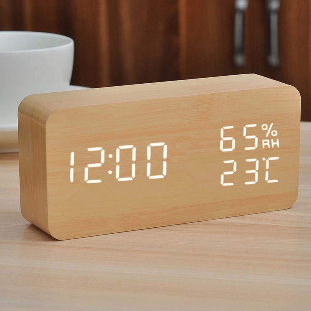 LED Clock With Voice Control – Modern Design And Smart Functionality