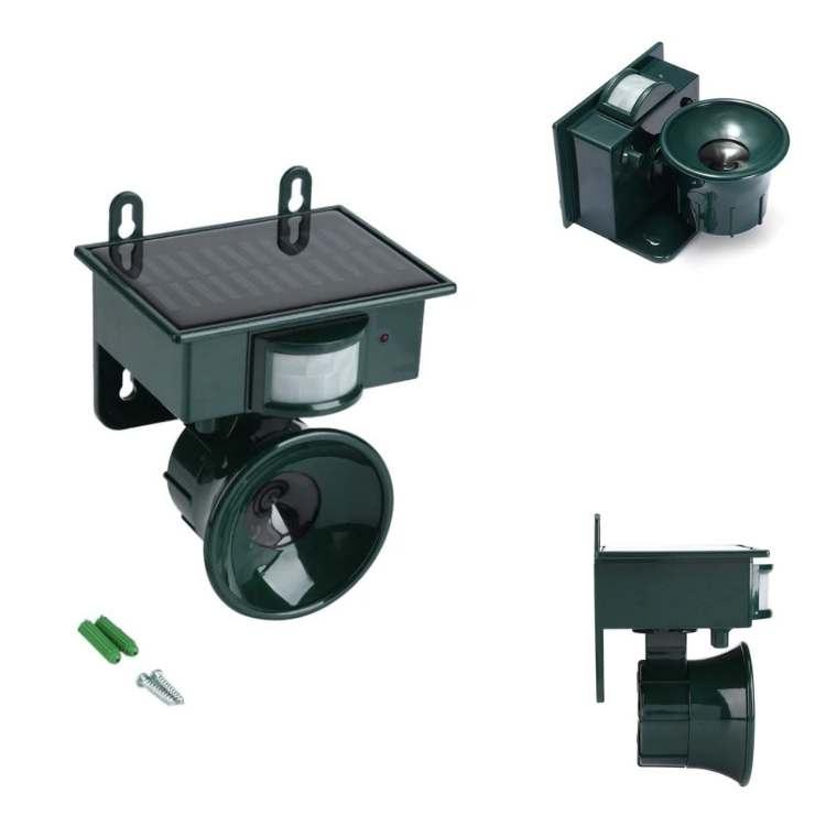 Repelente Electrónico Para Jardín — Ahuyenta A Los Pájaros Y Protege Sus Espacios