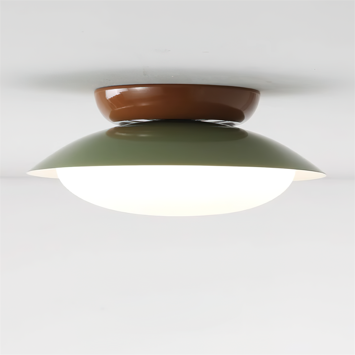 Candeeiro de teto redondo LED - Brilho natural e elegância discreta