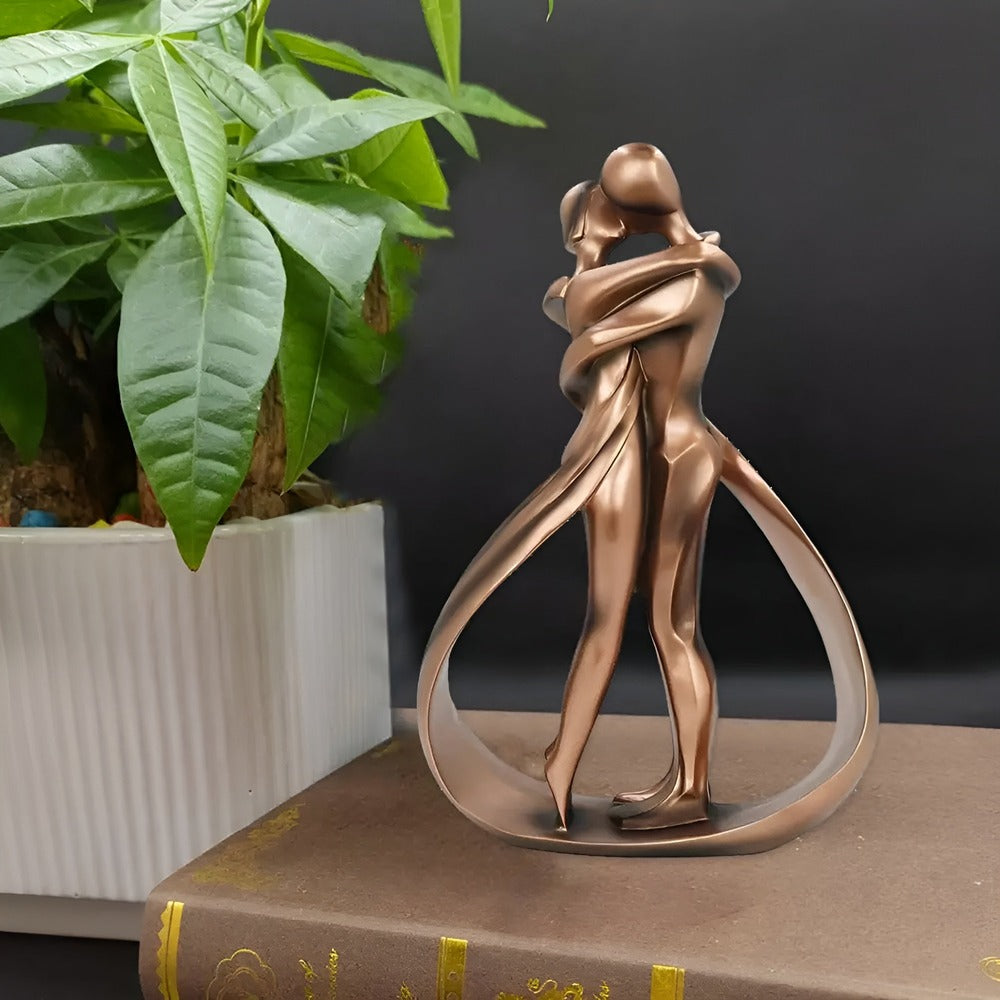 Statue Verliebtes Paar - Sentimentales Geschenk & Moderner Stil