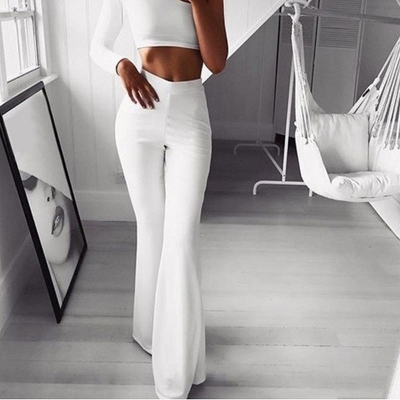 Lydie | Elegant Bukse – Høy Midje Og Minimalistisk Stil