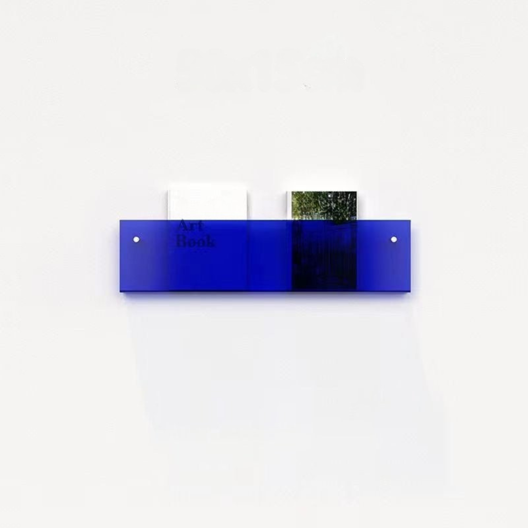 Wandrek Tijdschrift Houder Transparant – Chic En Modern Ontwerp
