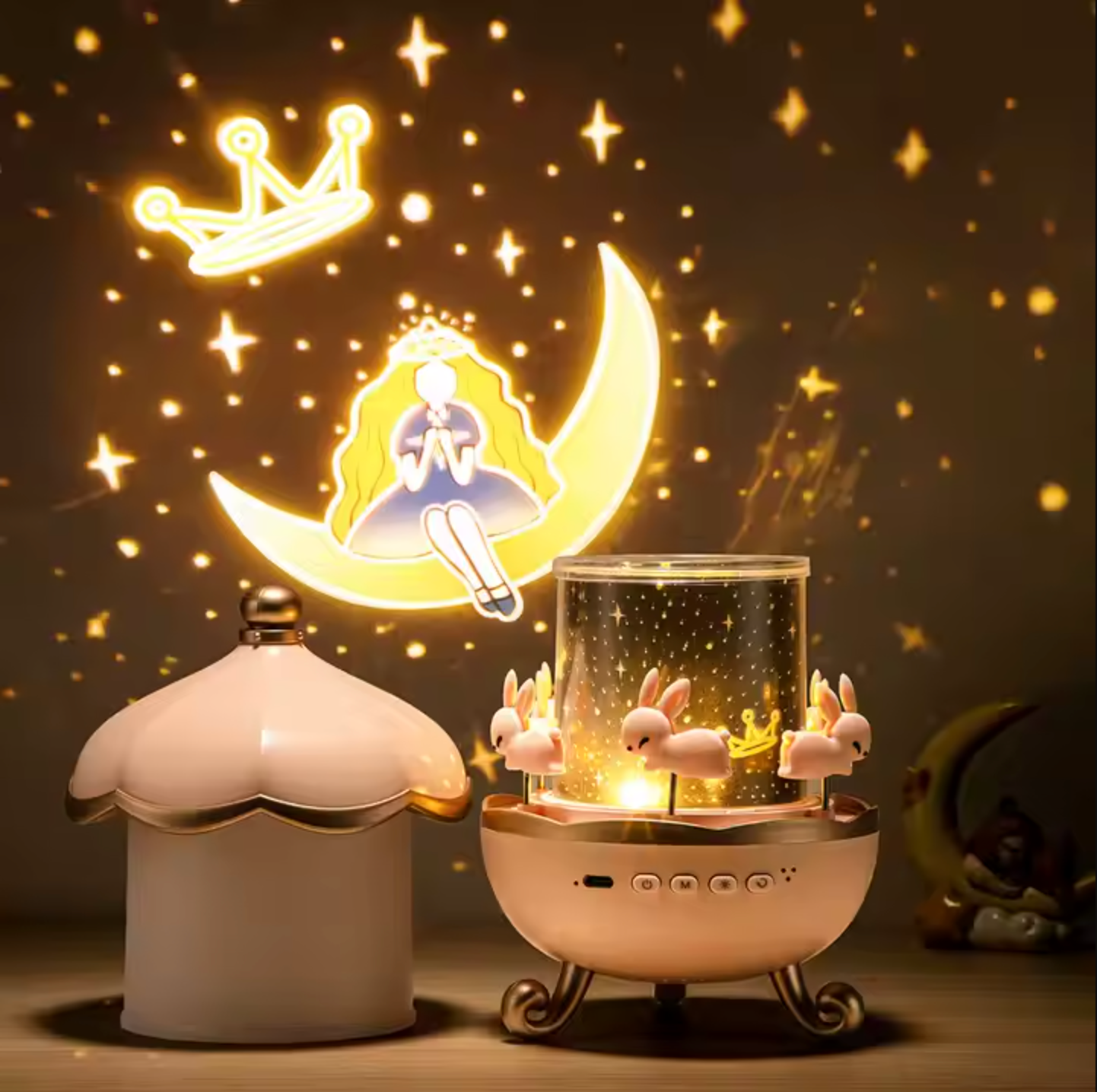 Nachtlamp Projector — Sterrenhemel In Licht