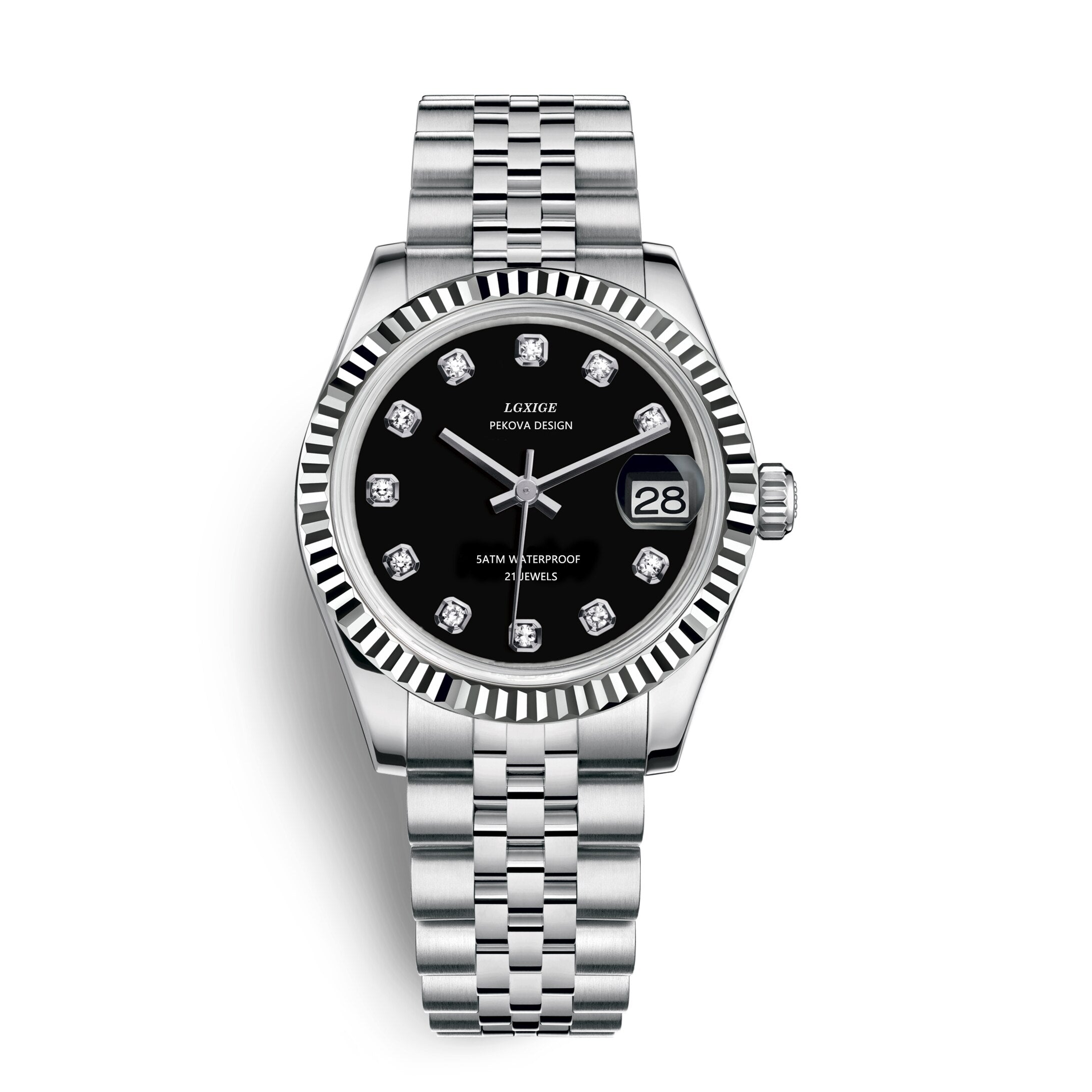 Classic Stainless Steel Strap Watch - Elegance & Everyday Reliability