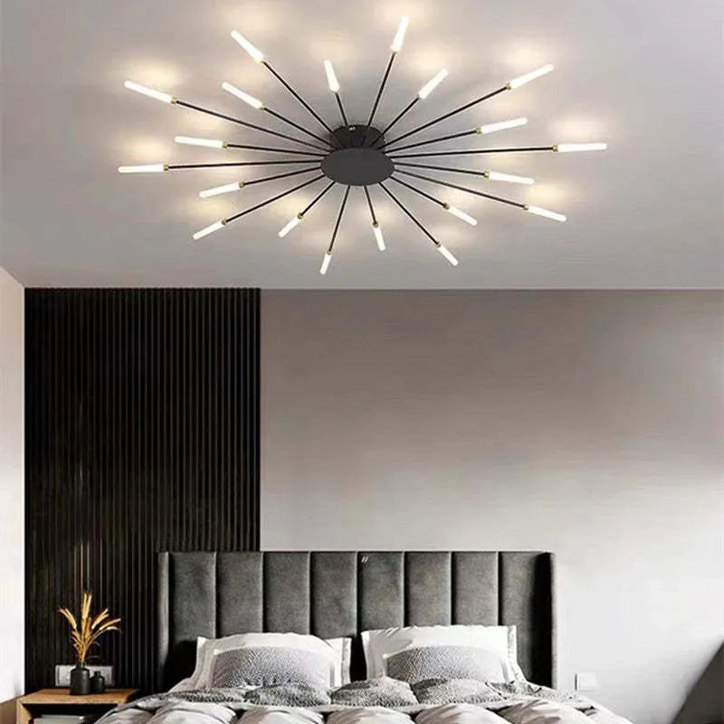 مصباح سقف LED حديث - إضاءة أنيقة وتصميم معاصر 