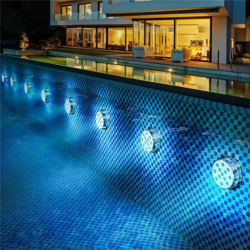 Lampe LED Submersible Avec Télécommande – Éclairage Étanche Et Polyvalent