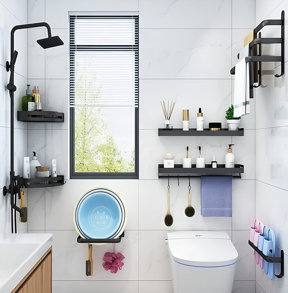 Designerski wieszak ścienny na ręczniki - nowoczesna elegancja i oszczędność miejsca