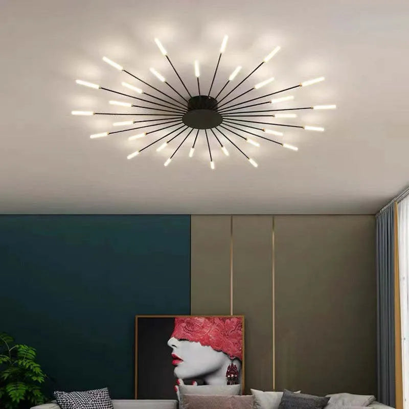 مصباح سقف LED حديث - إضاءة أنيقة وتصميم معاصر 