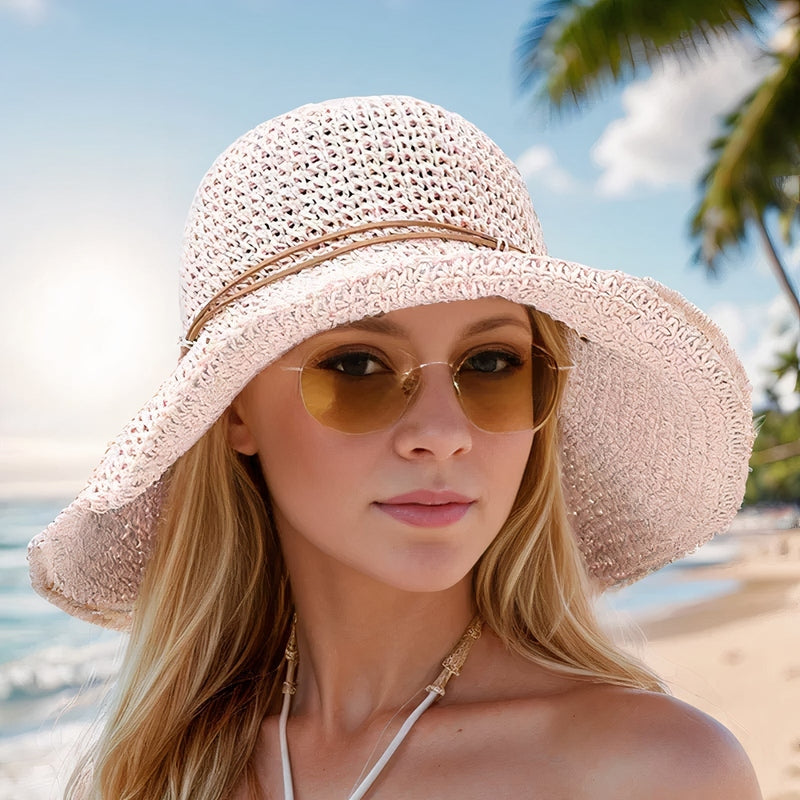 Chapeau De Soleil Pliable – Large Bord Et Tour De Tête Réglable