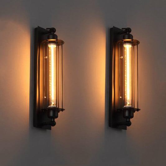 Aplique de Parede Vintage LED – Charme Retro e Iluminação Moderna 