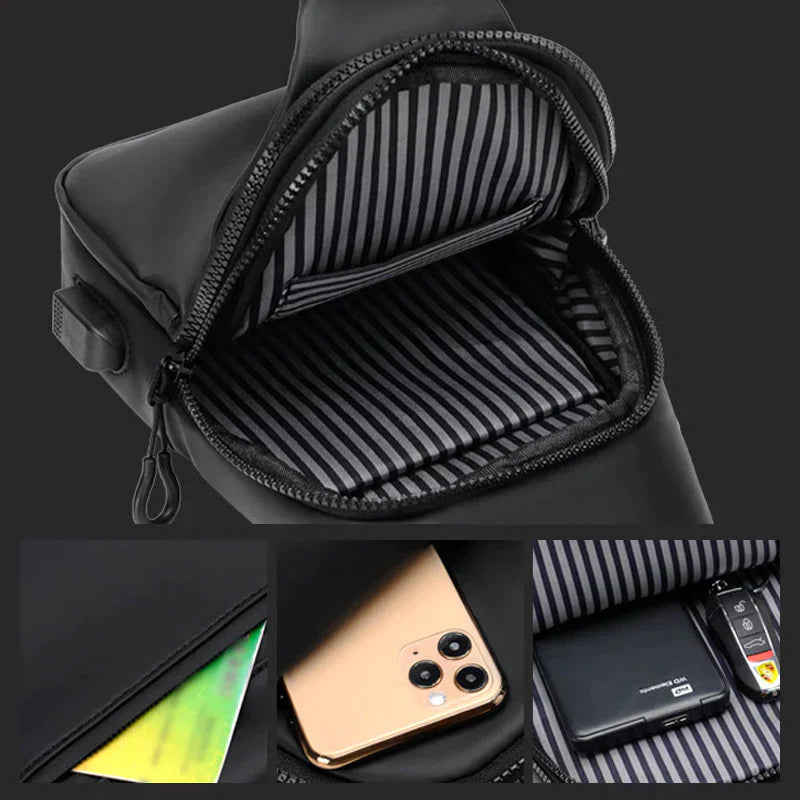 Wasserfester Sicherheits-Schultertasche – Praktisch und Wasserbeständig 