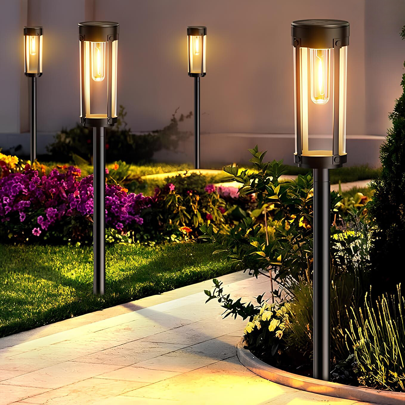 Torcia Solare Da Giardino – Luce Calda Ed Ecologica 