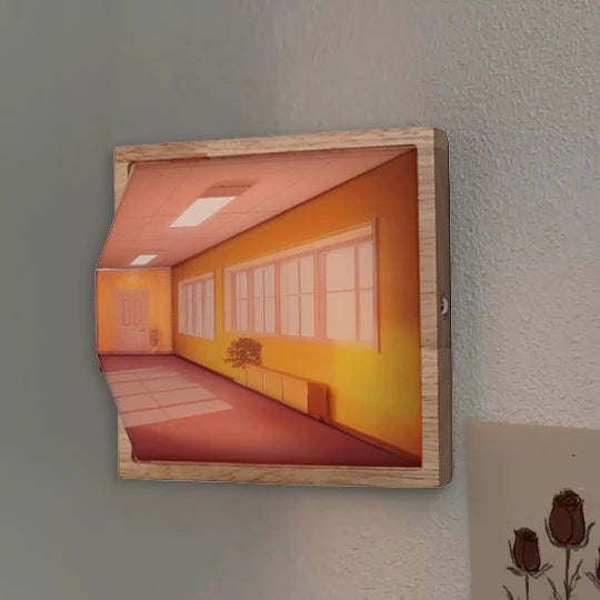 Decorative Wall Lamp – 3D Visual Illusion 