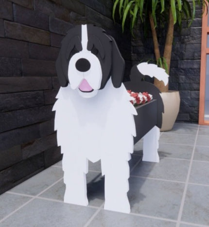 犬の形をしたオリジナルプランター 