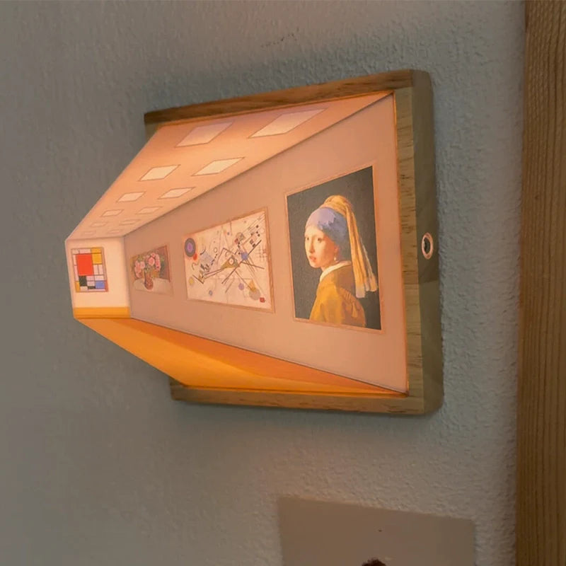 Decorative Wall Lamp – 3D Visual Illusion 
