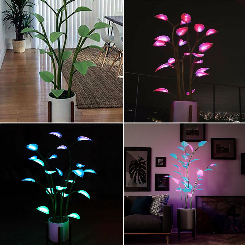 Lámpara LED Mágica en Forma de Planta – Ambiente Natural y Encantado 