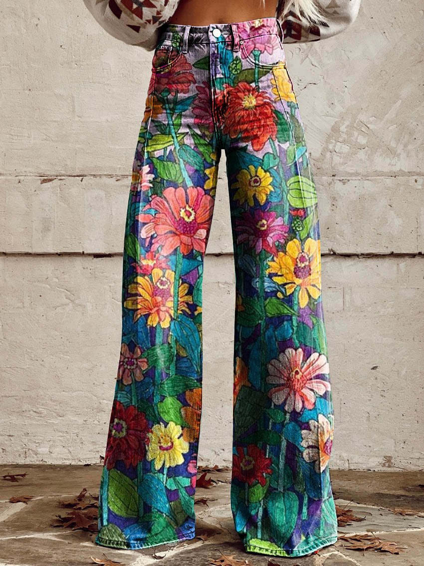 Carine | Kleurrijke Broek – Moderne Comfort en Trendy Snit 