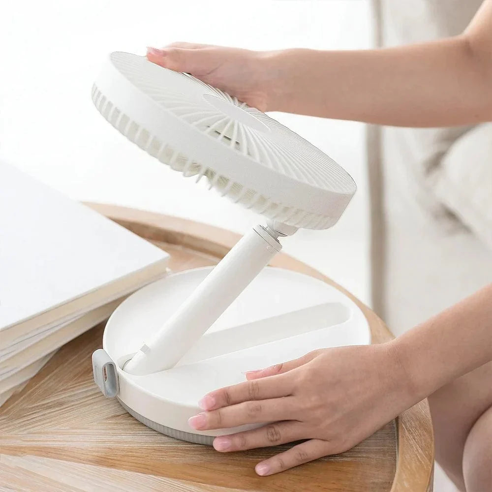 Ventilatore Portatile Telescopico Con Batteria Integrata 