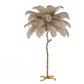 Luxurious Sun Lamp – Elegant Feather Shade 