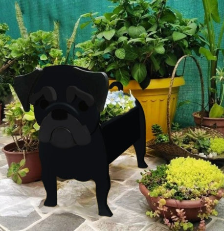 犬の形をしたオリジナルプランター 