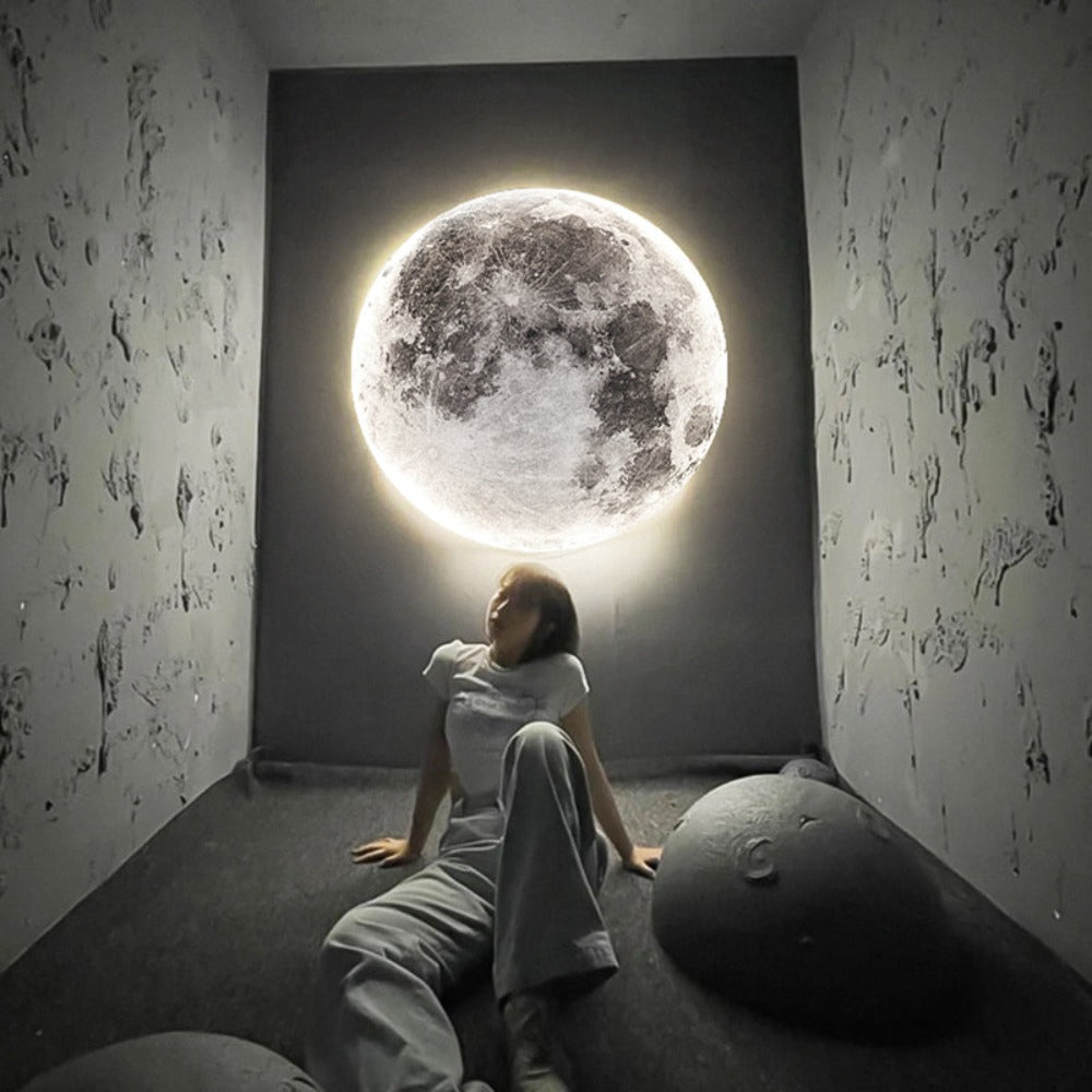 Wandlampe 3D LED – Mond für eine einzigartige Atmosphäre 