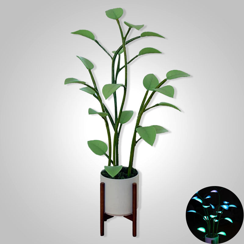 Luz LED Mágica em Forma de Planta – Ambiente Natural e Encantado 