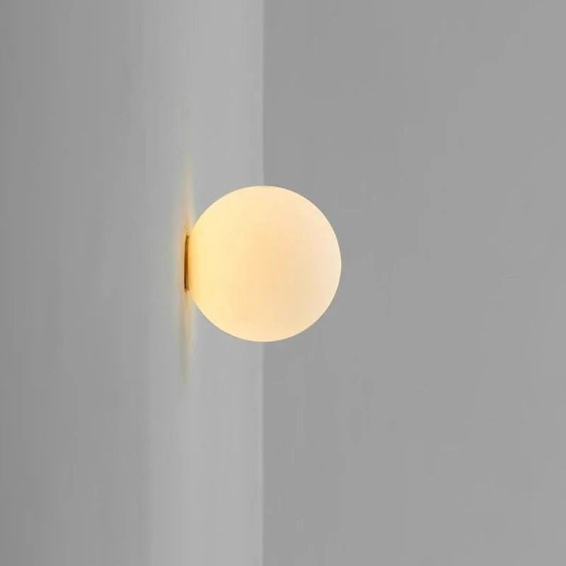 Aplique de pared redonda – Brillo puro y moderno 