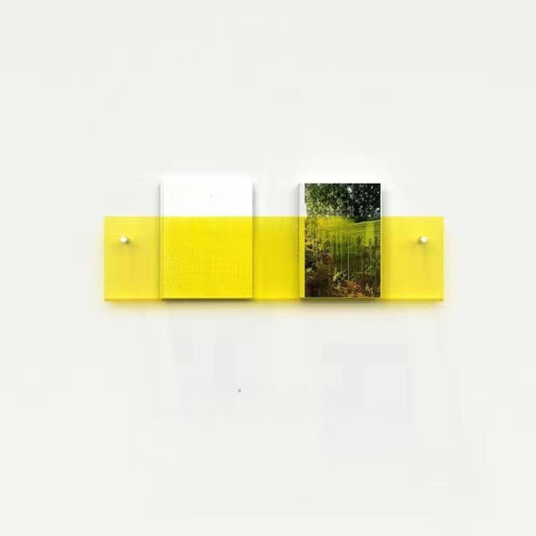 Wandrek Tijdschrift Houder Transparant – Chic En Modern Ontwerp 