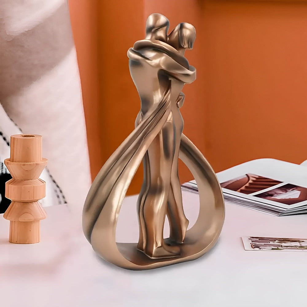 Beeldje Verliefd Paar - Sentimenteel geschenk & Moderne Stijl