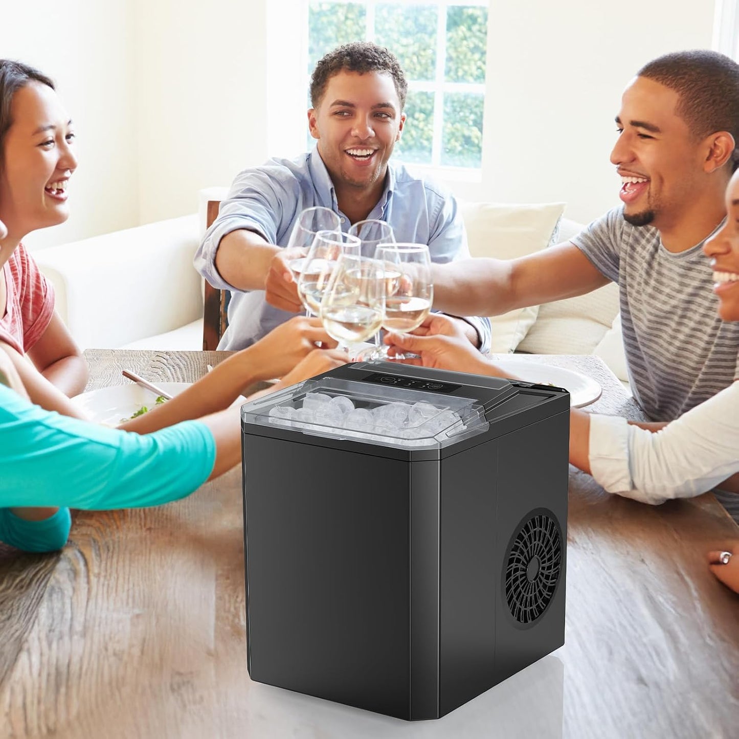 Portable Ice Machine – Instant Freshness at Your Fingertips 