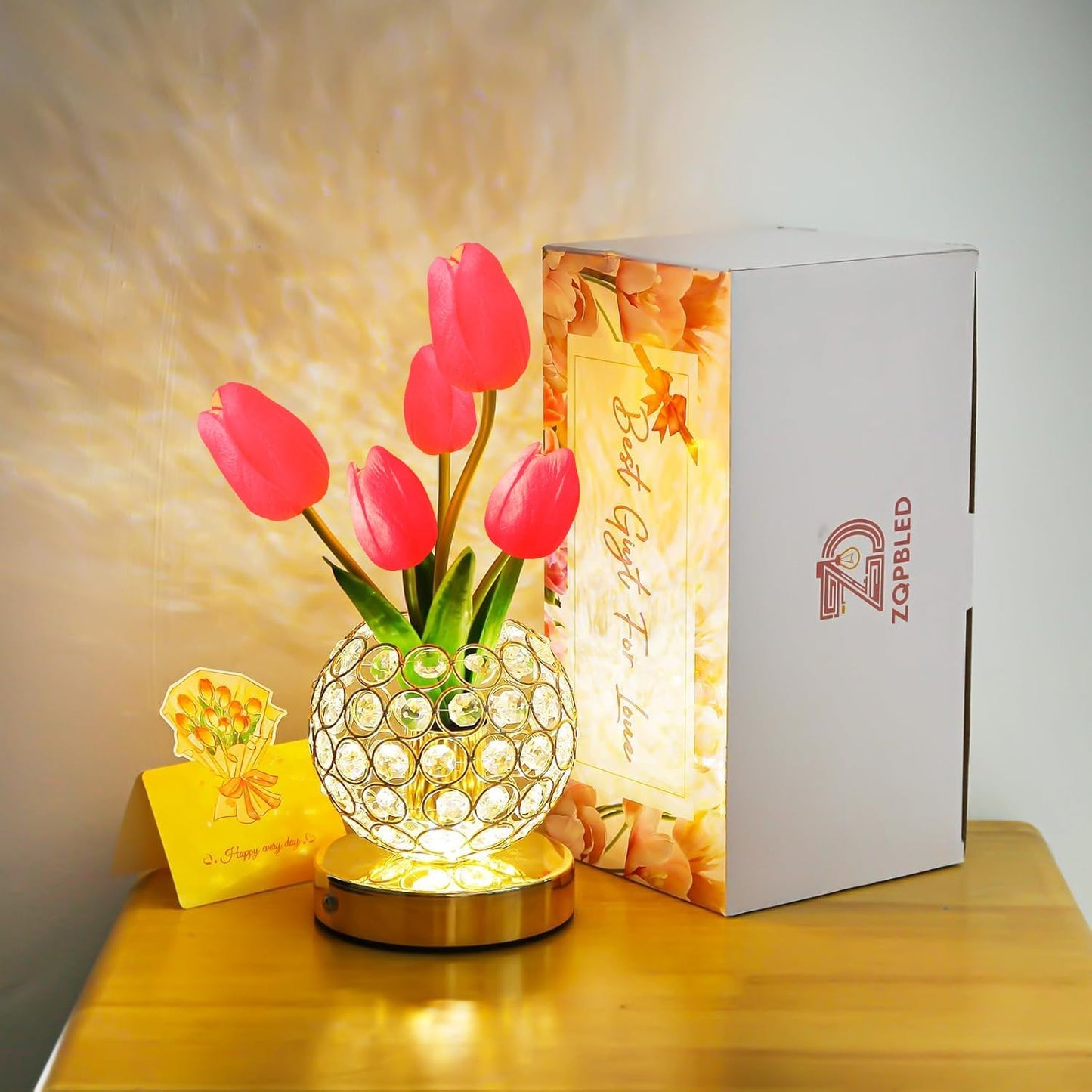 Touch Table Lamp – Elegant Crystal Shine 