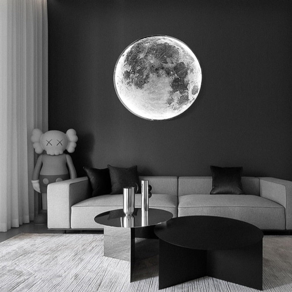 Wandlampe 3D LED – Mond für eine einzigartige Atmosphäre 