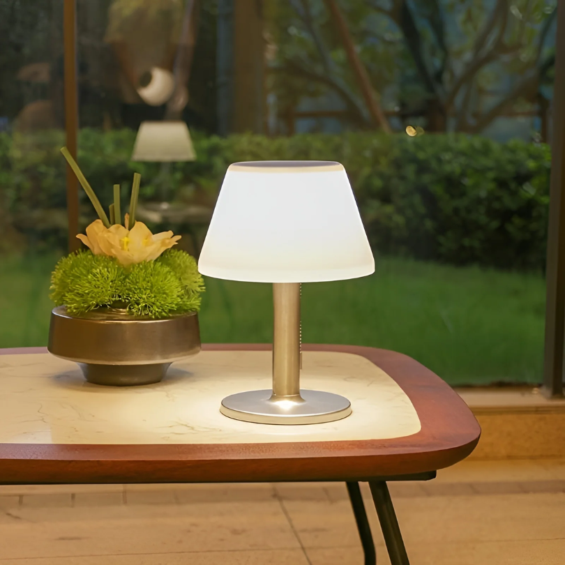 Lâmpada Solar de Mesa Elegante – Estilo e Sofisticação 
