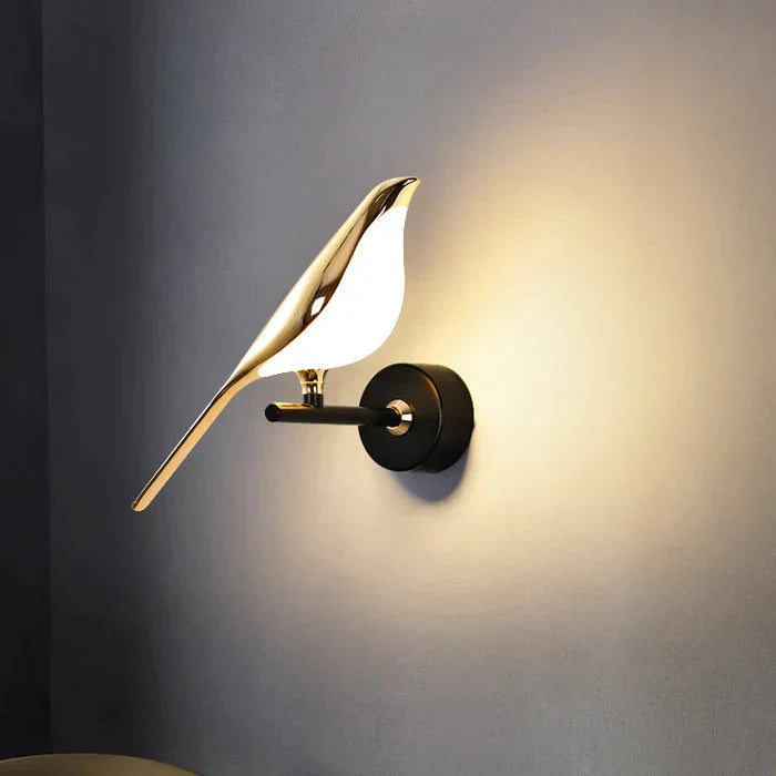 Aplique de Pared Pájaro – Decoración Lumínica y Delicada 