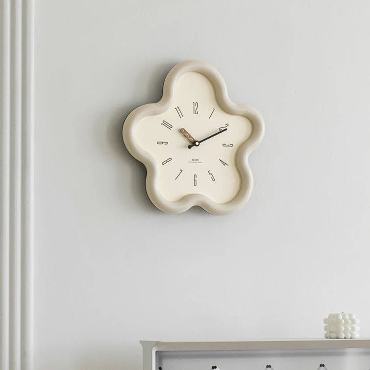 Väggklocka Blomur 3D – Dekorativ Elegans Och Modern Stil 