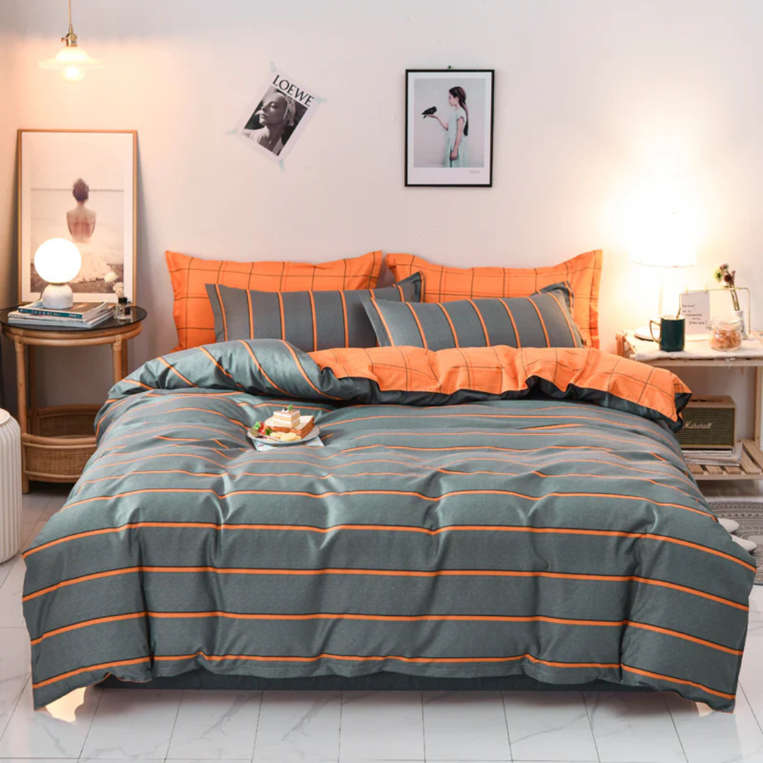 Conjunto De Capa De Edredão Elegante – Estilo E Conforto No Dia A Dia 