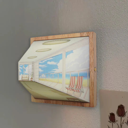 Aplica decorativă – Iluzie vizuală 3D 